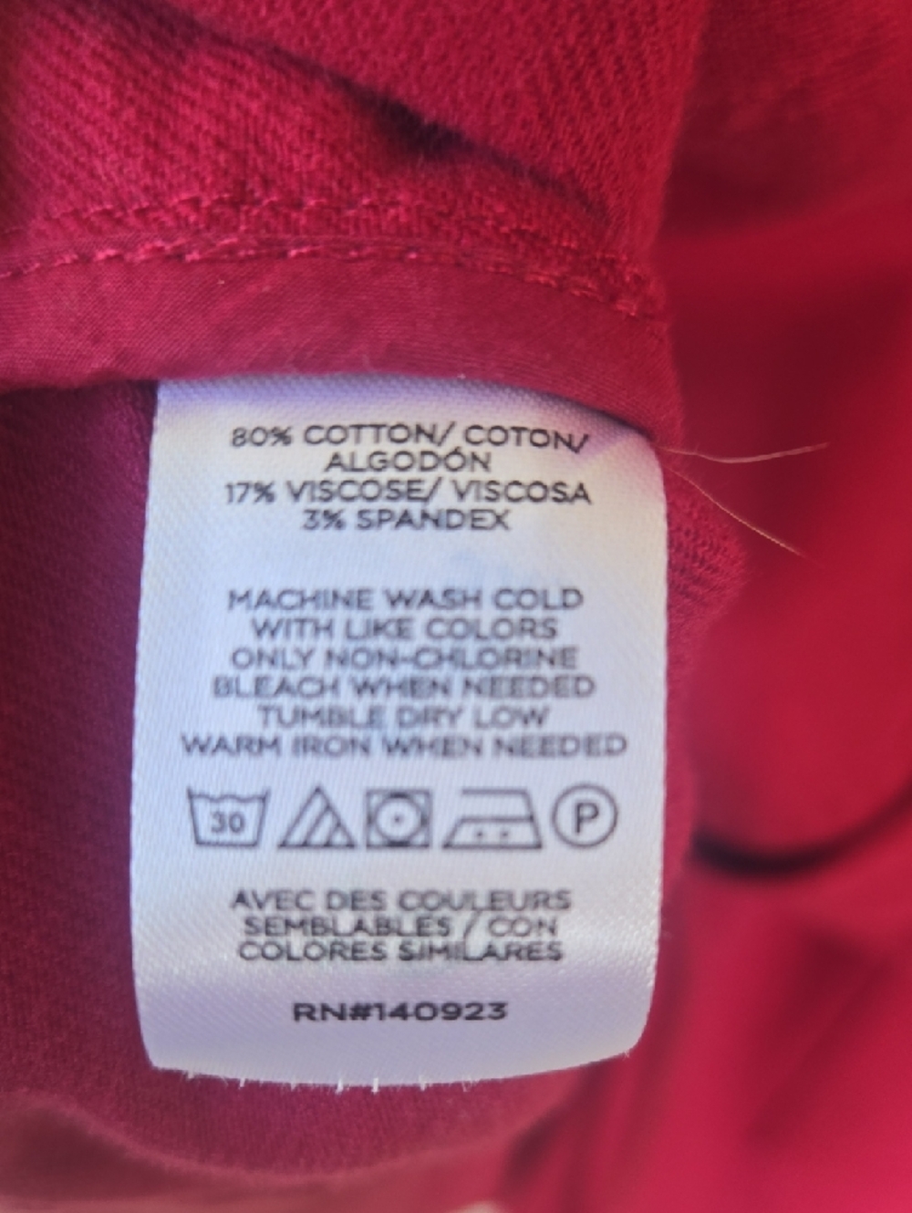 LOFT Red Utility Jacket with Button-Flap Pockets - Picture 3 of 7